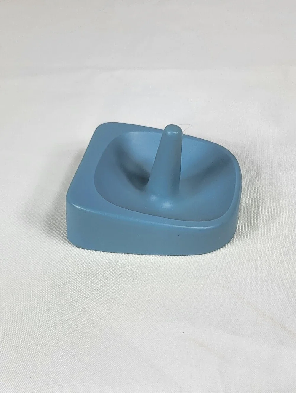 Tupperware Country Blue Ring Holder Jewelry Dish